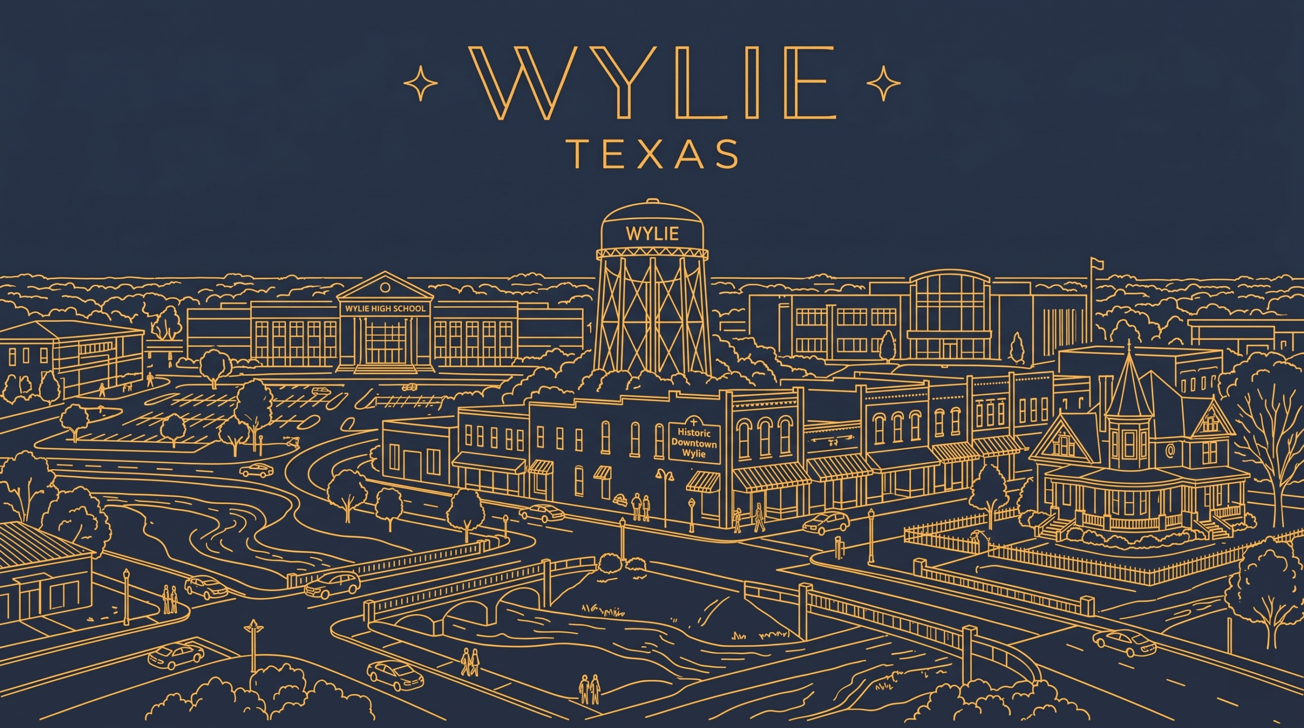 Wylie Texas - professional parking lot striping and line painting services